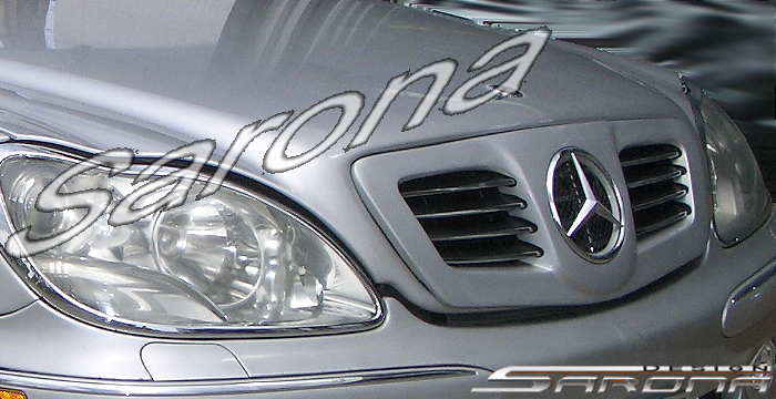 Custom Mercedes S Class  Sedan Grill (2000 - 2002) - $399.00 (Manufacturer Sarona, Part #MB-005-GR)